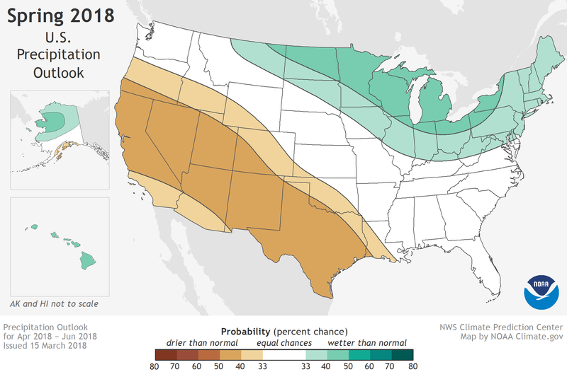 Illustration for article titled What Weather Is in Store for the United States This Coming Spring